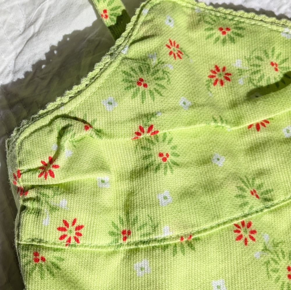 EUC... Vintage Laura Ashley 100% Cotton Pinwale Corduroy Sundress Girls Size 5 - Picture 12 of 12